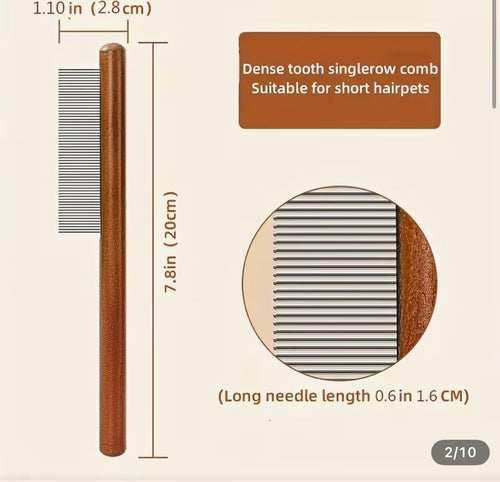Durable Stainless Steel Cat Comb