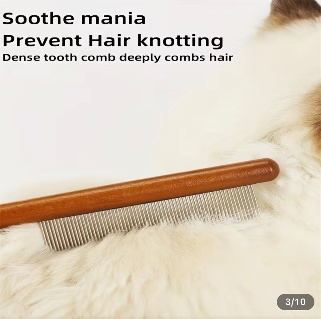 Durable Stainless Steel Cat Comb